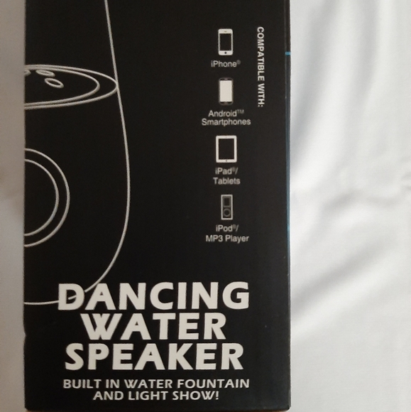 NIB! Bass Jaxx Dancing Water Speaker - Picture 3 of 3